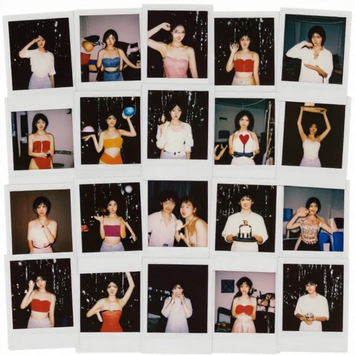 BIRTHDAY PARTY - Polaroid Stack