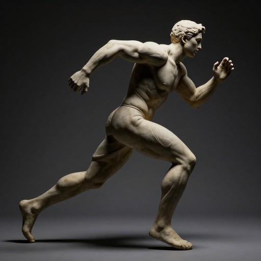 RUNNING SPRINT - Dramatic Lighting
