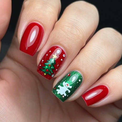 HOLIDAY SPARKLE - Gel Manicure
