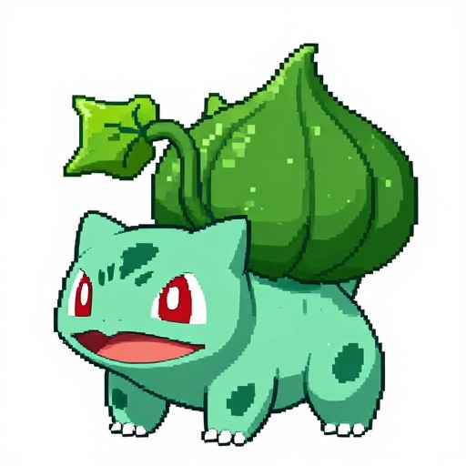 GRASS STARTER - Pixel Sprite