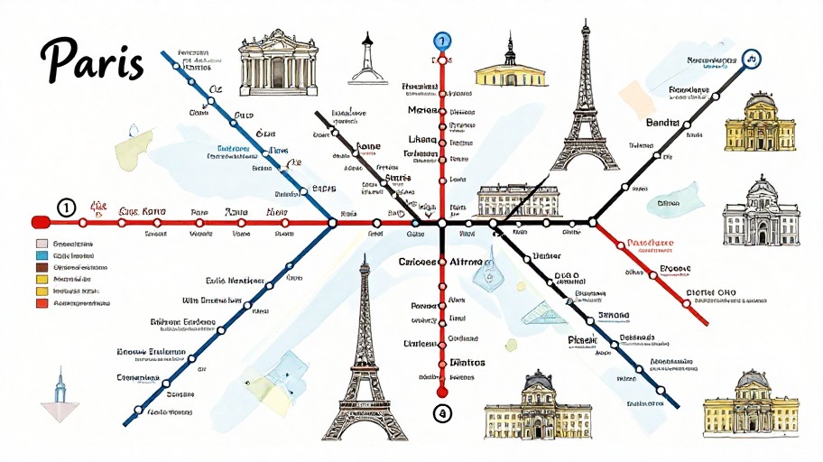 PARIS ARTISTIC - Hand Drawn