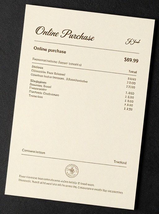 ONLINE ORDER - Premium Bill