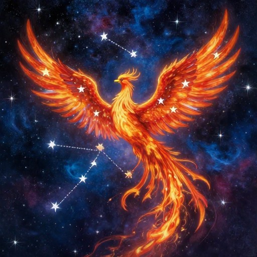 PHOENIX RISING - Artistic Night Sky
