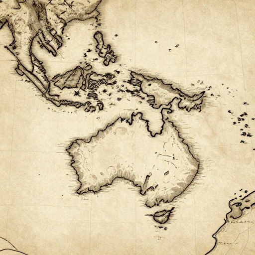 ISLAND NATIONS - Vintage Atlas