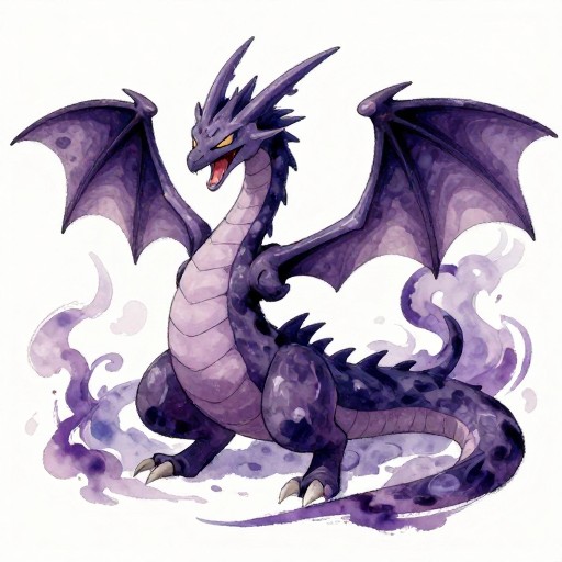 DRAGON MYTHIC - Watercolor