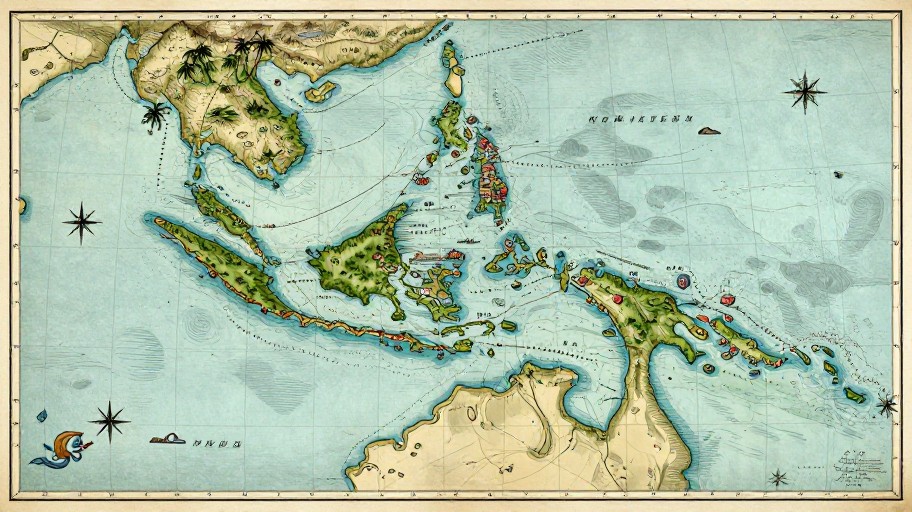 ISLAND KINGDOM - Nautical Chart