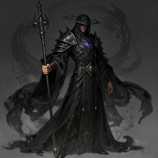 DARK SORCERER - Fantasy Art