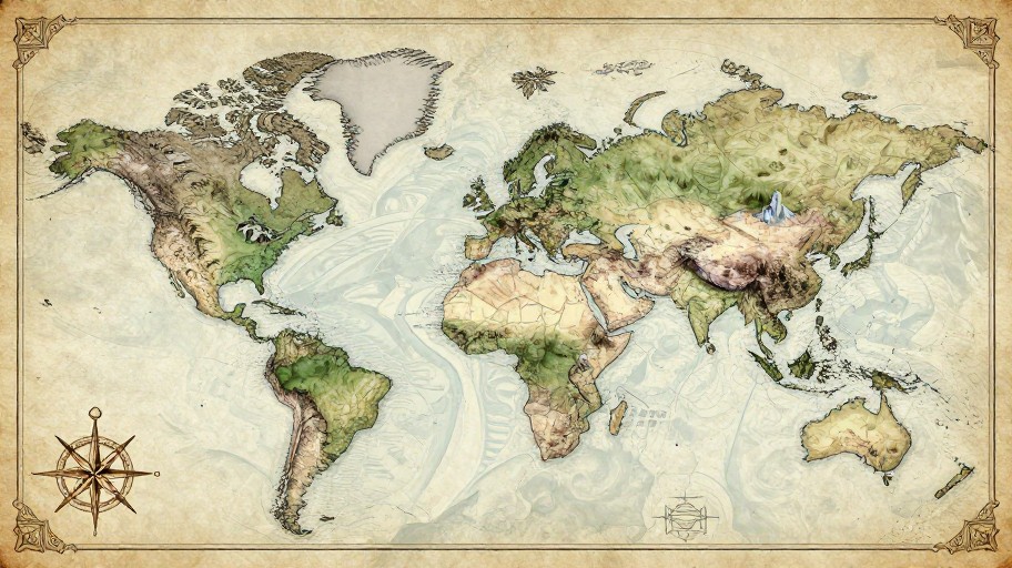 FROZEN EXPANSE - Fantasy Atlas