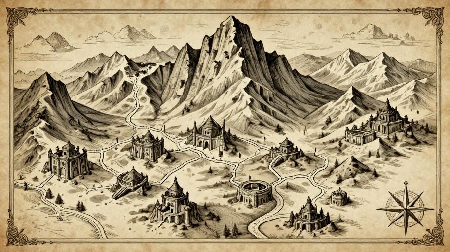 MOUNTAIN REALM - Fantasy Cartography