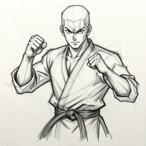 FIGHTING STANCE - Rough Sketch