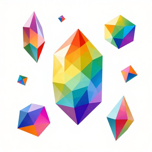 COLORFUL ABSTRACT - Crystalline