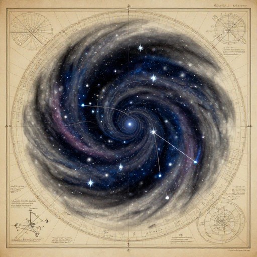 SPIRAL GALAXY - Astronomical Chart