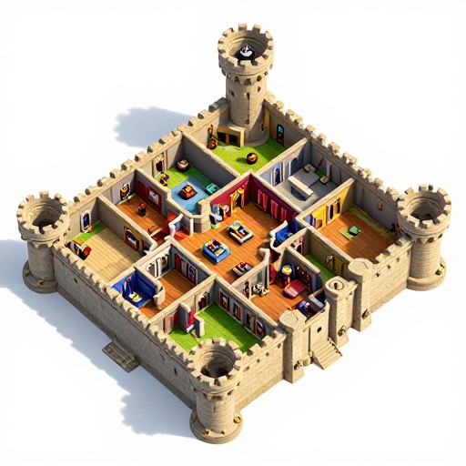 CASTLE KEEP - Isometric