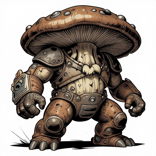TANK MUSHROOM - Comic Book
