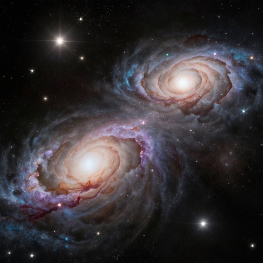 COLLIDING PAIR - Cosmic Art