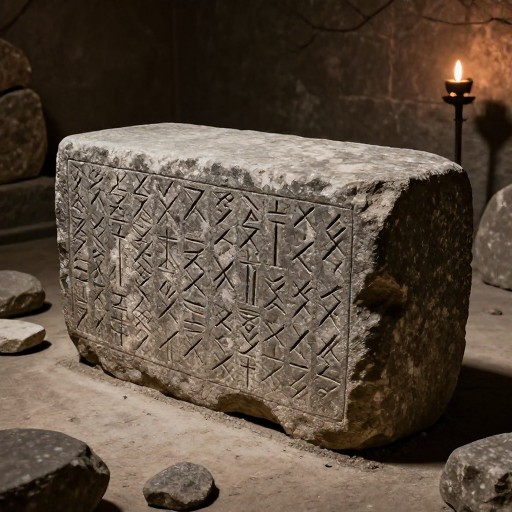 ANCIENT ALTAR - Carved Stone