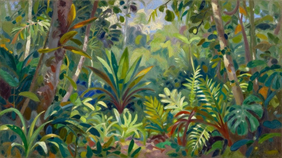 TROPICAL PARADISE - Painterly