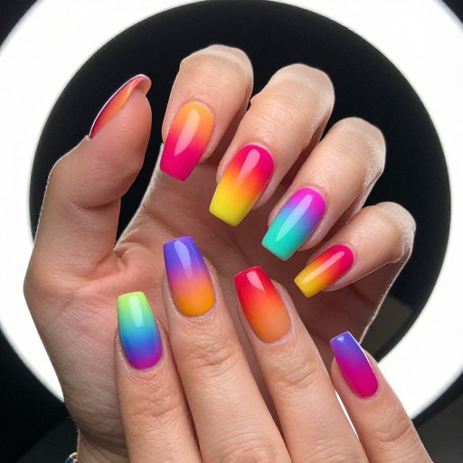 RAINBOW OMBRE - Instagram Trendy