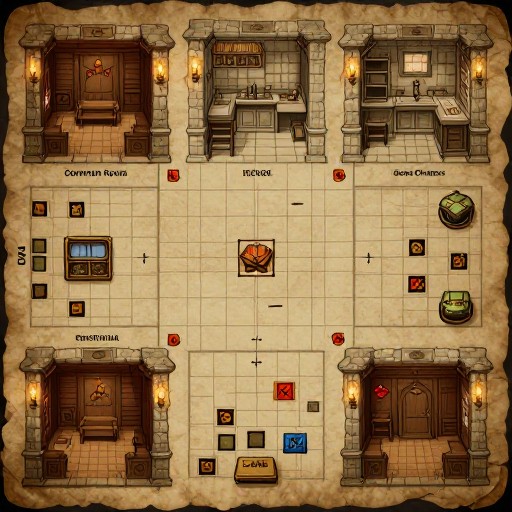 TAVERN INN - D&D Map