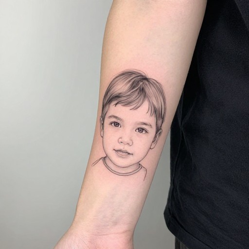 CHILD PORTRAIT - Fine Line Portrait