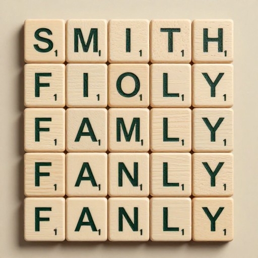 FAMILY NAMES - Classic Scrabble