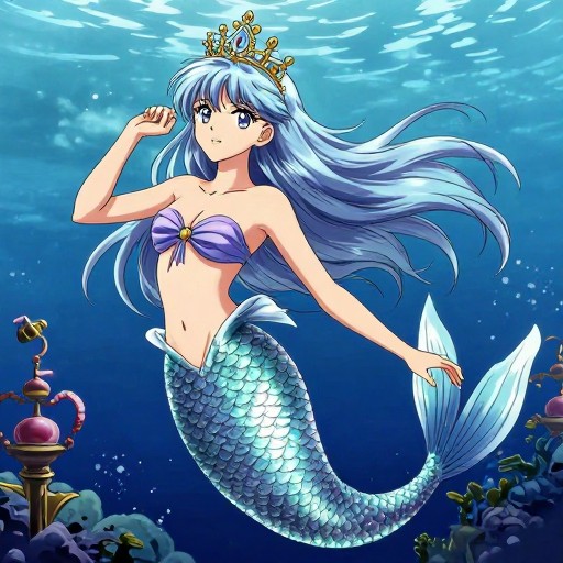 MERMAID FISH - Anime Style