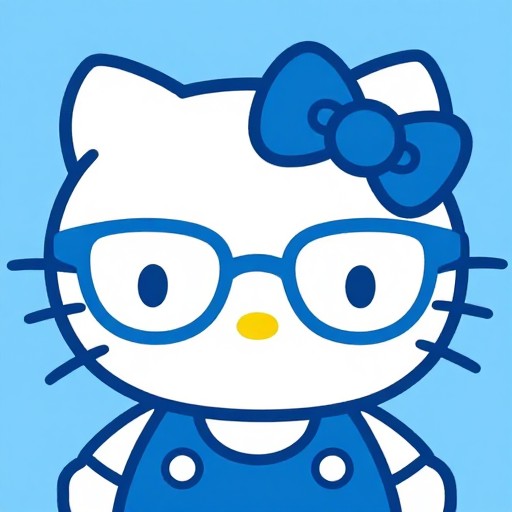 MODERN GLASSES - Hello Kitty