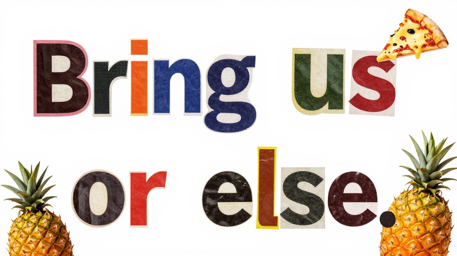 PIZZA DEMAND - Magazine Cutout