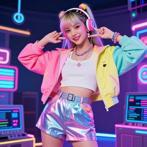 RETRO POP STAR - Cyberpunk 90s