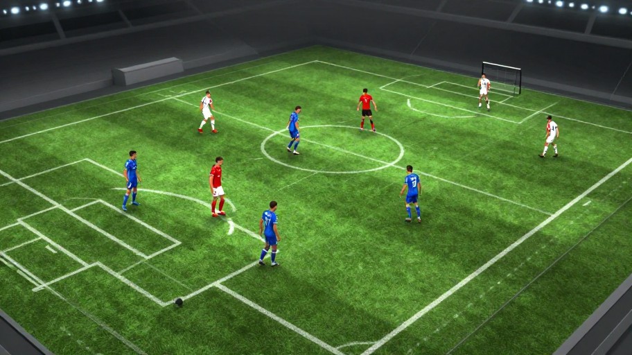 DEFENSIVE 5-3-2 - 3D Field View