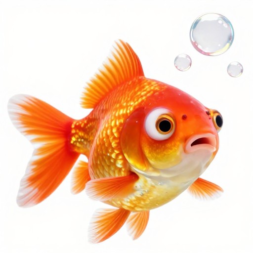 CARTOON GOLDFISH - Realistic