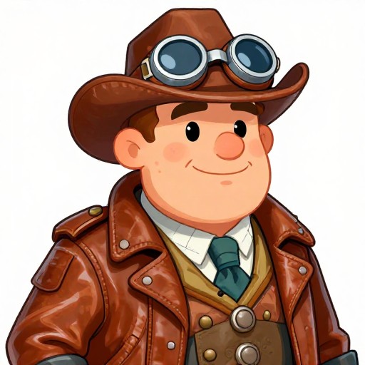 STEAMPUNK ADVENTURER - Cartoon