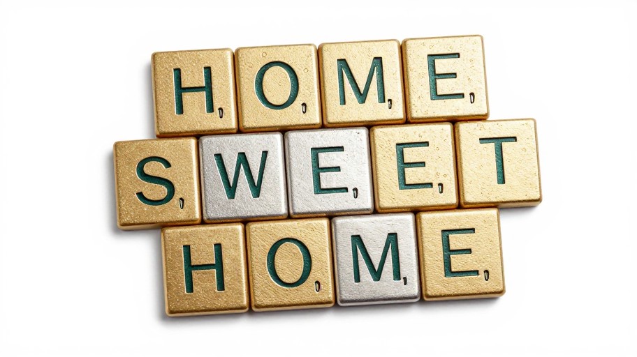 HOME SWEET - Metallic Glam