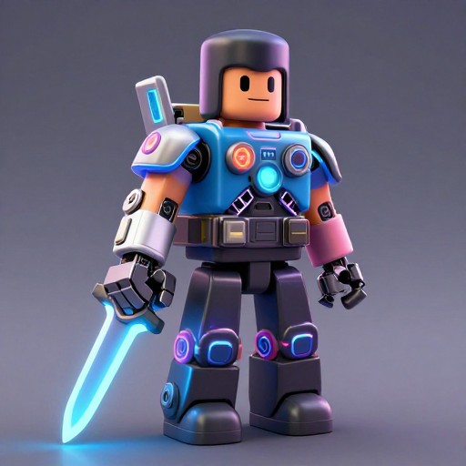 CYBER WARRIOR - 3D Render