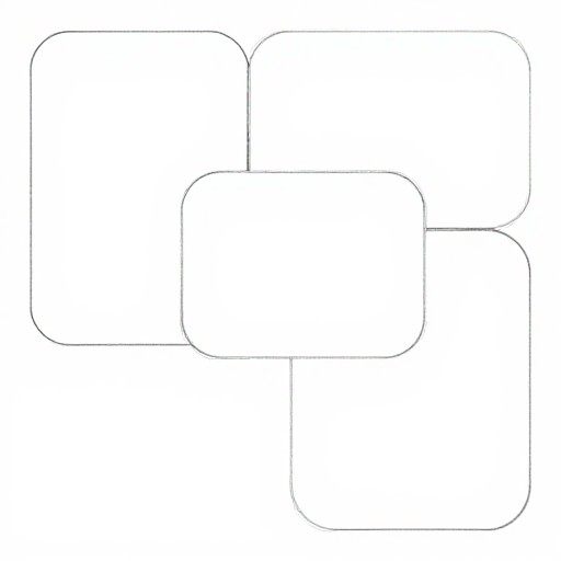 ROUNDED RECTS - Line Art