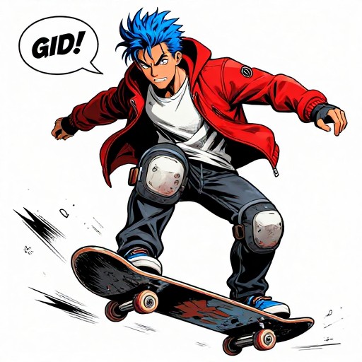 COOL SKATER - Comic Book