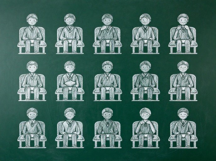 LARGE CLASS - Chalkboard