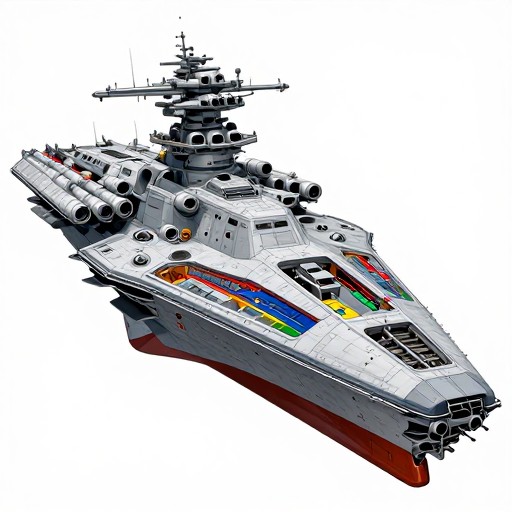 BATTLE CRUISER - Cutaway View