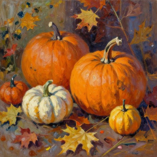 AUTUMN BOUNTY - Impressionist