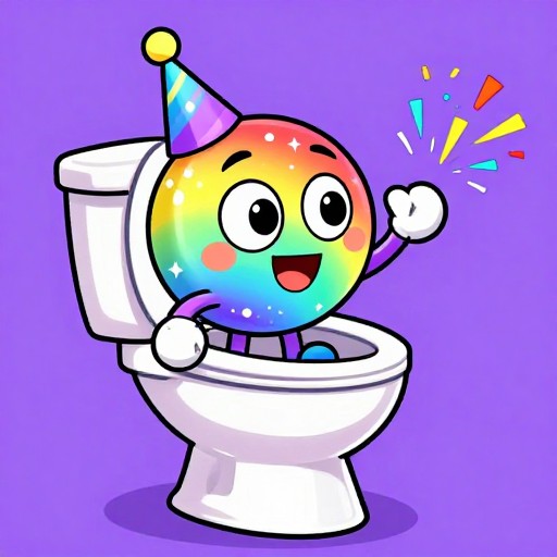 RAINBOW SPLASH - Cartoon Toon