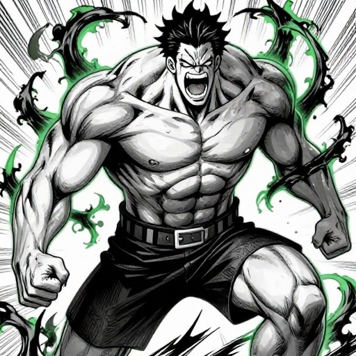 GLUTTONY BEAST - Manga Panel