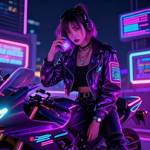 SYNTHWAVE RIDER - Cyberpunk 90s
