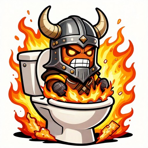 VIKING HELMET - Meme Style