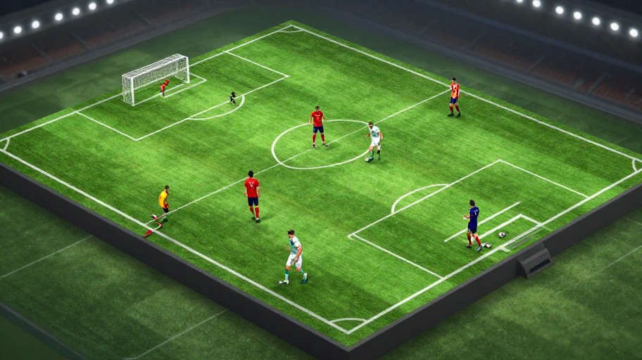 HIGH PRESS 4-1-4-1 - 3D Field View