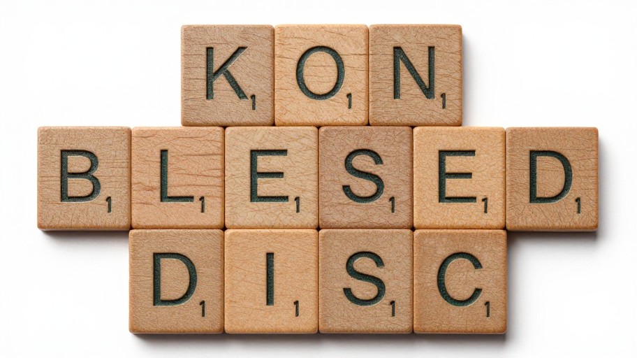 BLESSED - Wood Carved