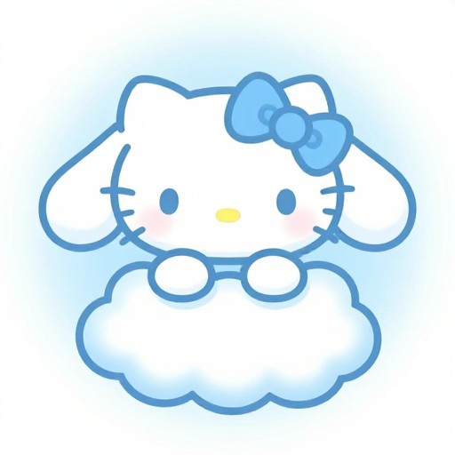 CLOUD PUFF - Hello Kitty