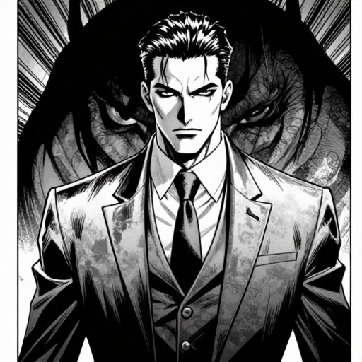 GIDEON VILLAIN - Comic Panel