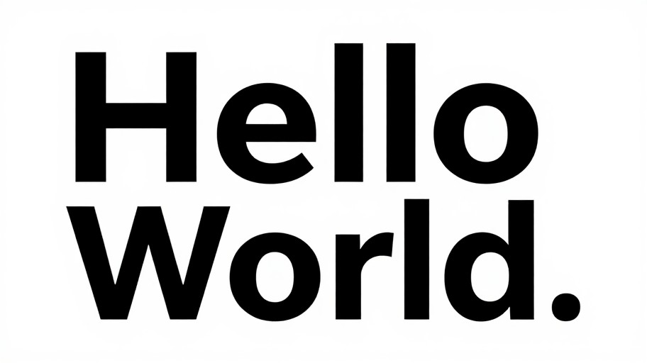 HELLO WORLD - Default