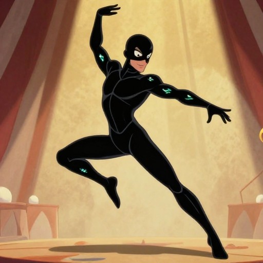 MYSTERIOUS ACROBAT - Classic Toon