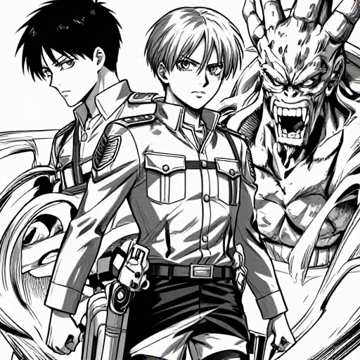 TITAN ARMIN - Manga Panel